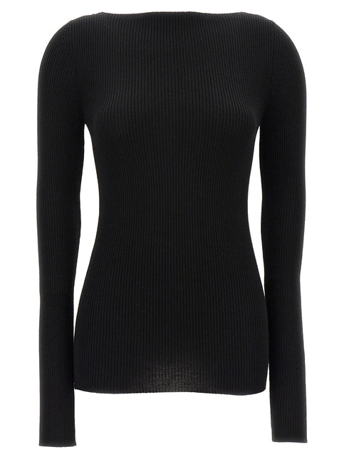 Rick Owens Black Wool Cardigan