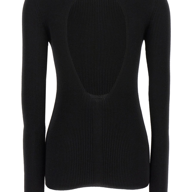 Rick Owens Black Wool Cardigan