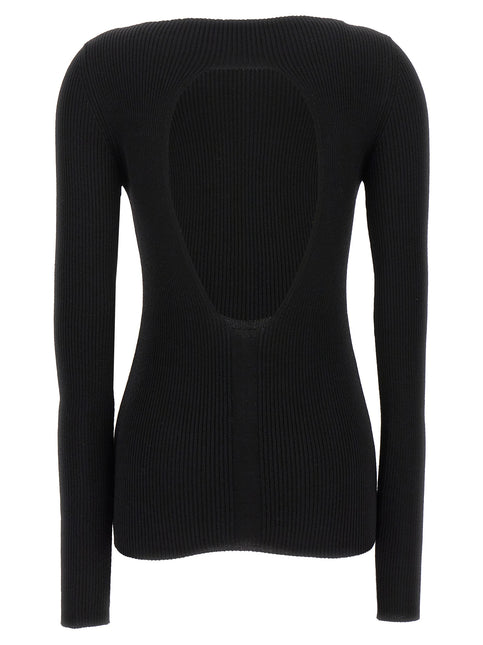 Rick Owens Black Wool Cardigan