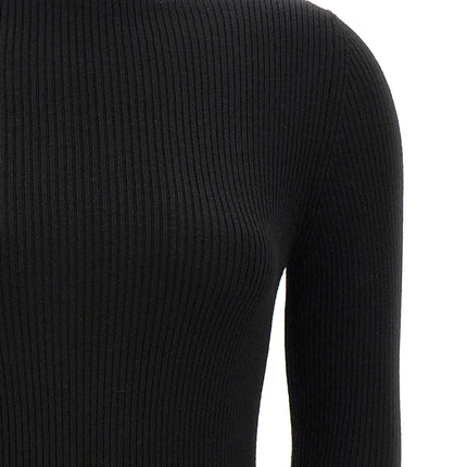 Rick Owens Black Wool Cardigan