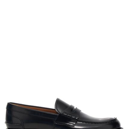 Church's Black Cowhide Slip-On Loafers
