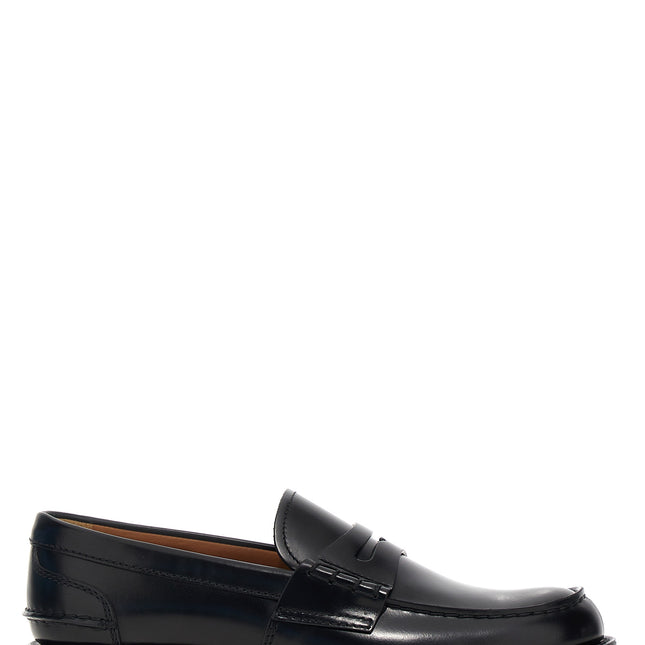 Church's Black Cowhide Slip-On Loafers
