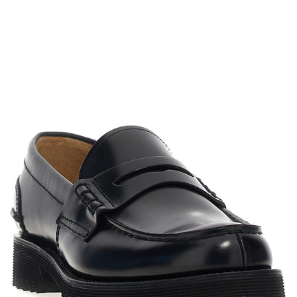 Church's Black Cowhide Slip-On Loafers