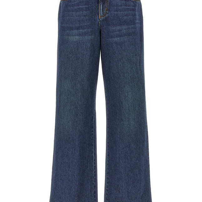 Alexander McQueen Blue Cotton Jeans Denim