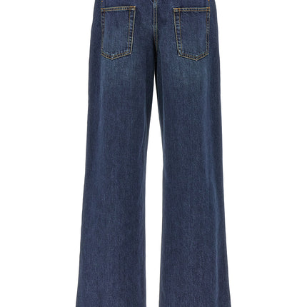 Alexander McQueen Blue Cotton Jeans Denim