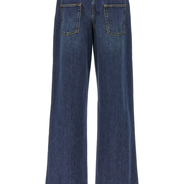 Alexander McQueen Blue Cotton Jeans Denim