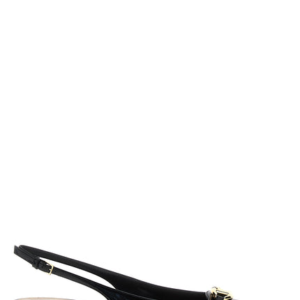 Valentino Garavani Black Calfskin Ballet Flats