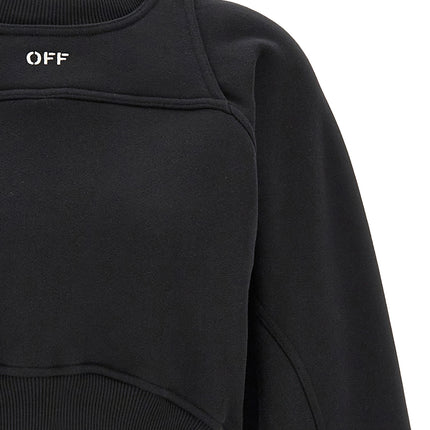Off-White Bicolor Cotton Sweatshirt