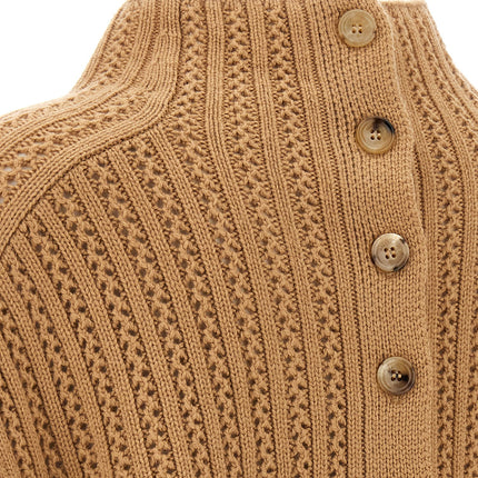 Max Mara Beige Wool Cardigan