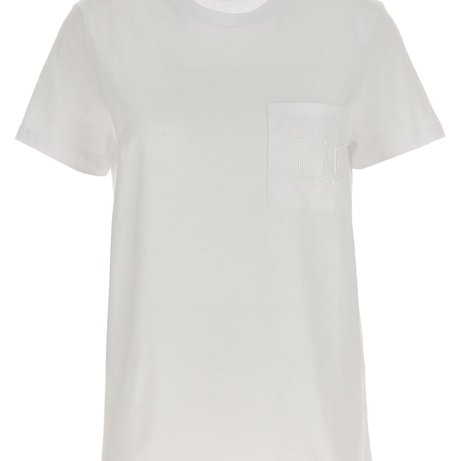 Max Mara White Cotton T-Shirt