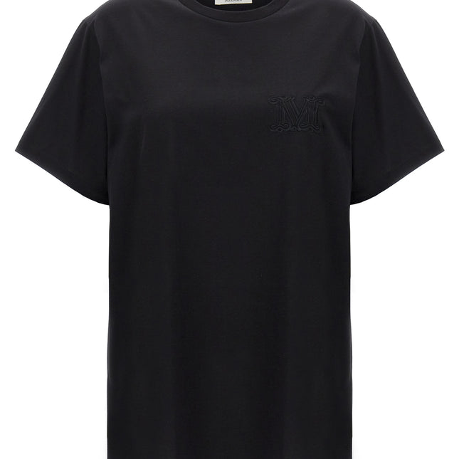 Max Mara Black Cotton T-Shirt