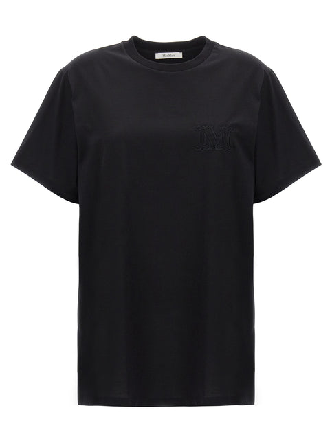 Max Mara Black Cotton T-Shirt