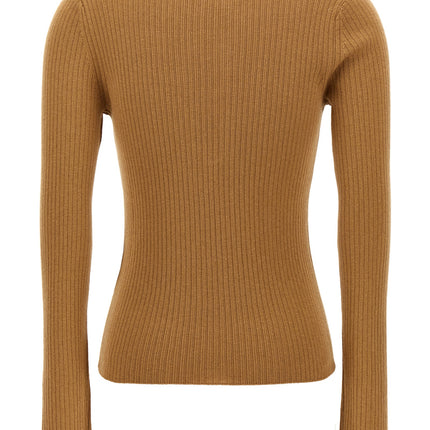 Max Mara Beige Silk Cardigan