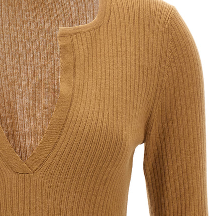 Max Mara Beige Silk Cardigan