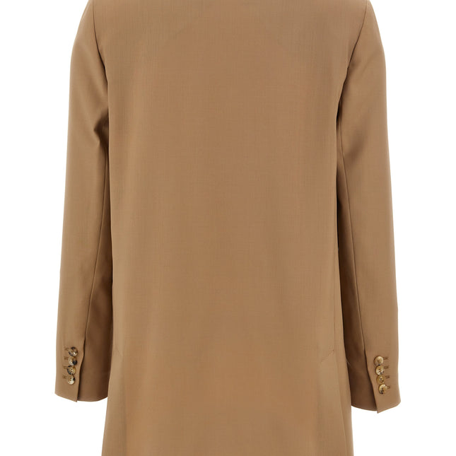 Max Mara Beige Virgin Wool Blazer