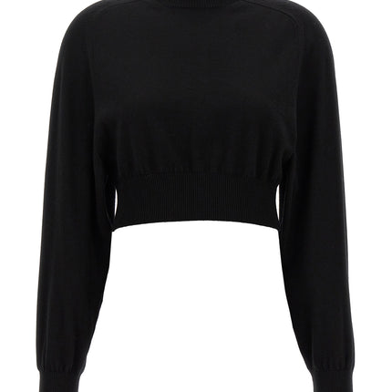 Sportmax Black Virgin Wool Cardigan