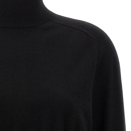 Sportmax Black Virgin Wool Cardigan