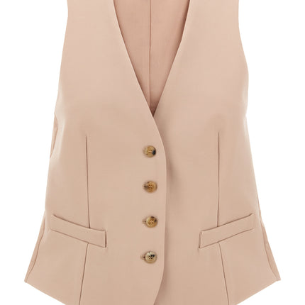 Max Mara Multicolor Acetate Sleeveless Jacket