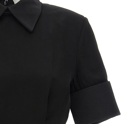 Sportmax Black Viscose Short Dress