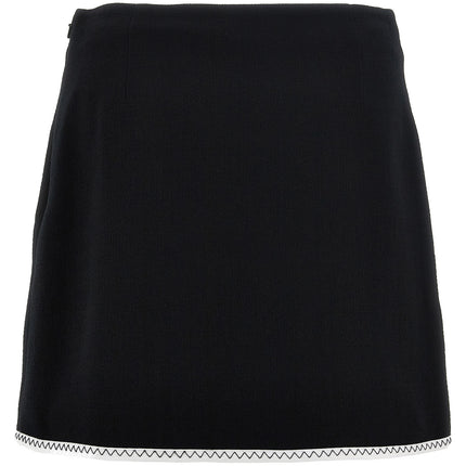 Moschino Bicolor Viscose Long Skirt