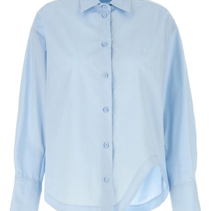 The Attico Blue Cotton Blouse