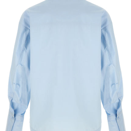The Attico Blue Cotton Blouse