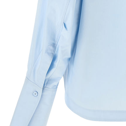 The Attico Blue Cotton Blouse