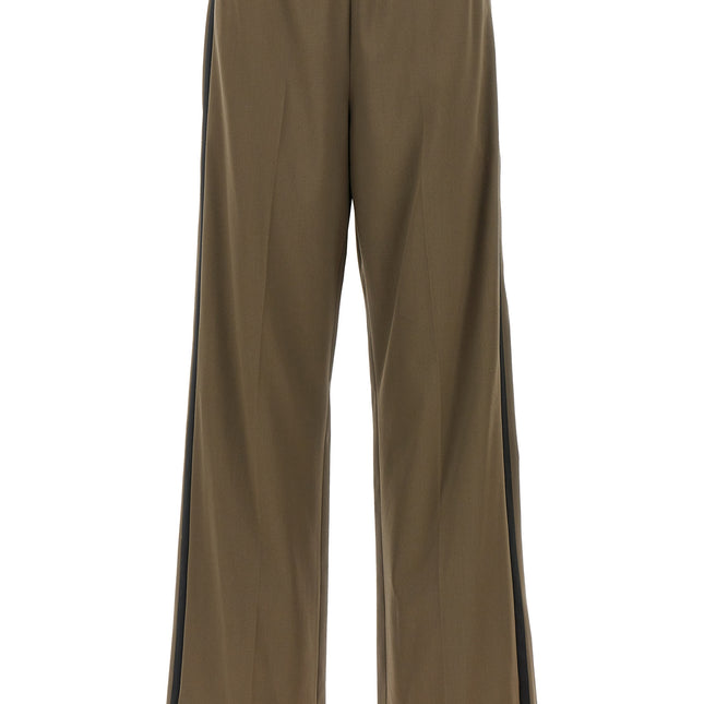 MM6 Maison Margiela Bicolor Polyester Casual Pants