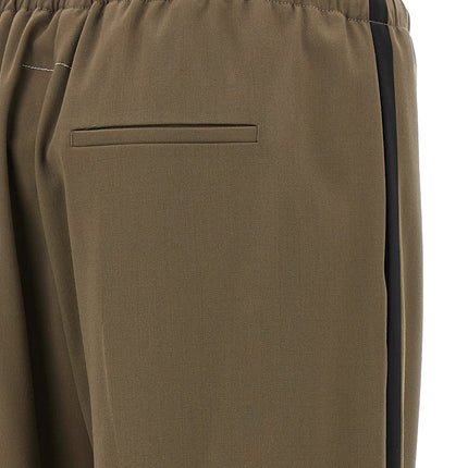 MM6 Maison Margiela Bicolor Polyester Casual Pants