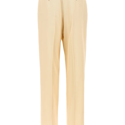 Tom Ford Beige Silk Dress Pants