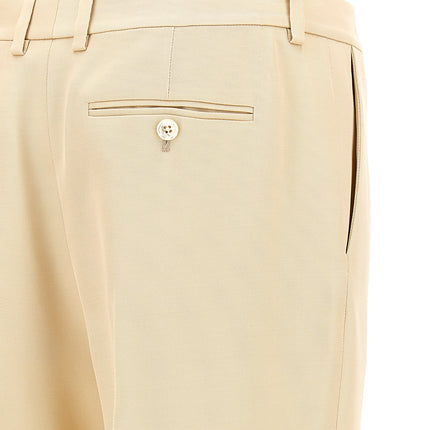 Tom Ford Beige Silk Dress Pants