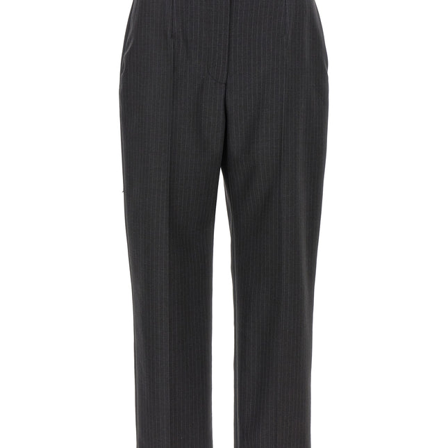 Alexander McQueen Gray Wool Dress Pants