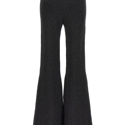 Palm Angels Black Viscose Flared Pants