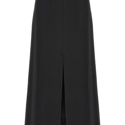 Ermanno Scervino Black Virgin Wool Mini Skirt