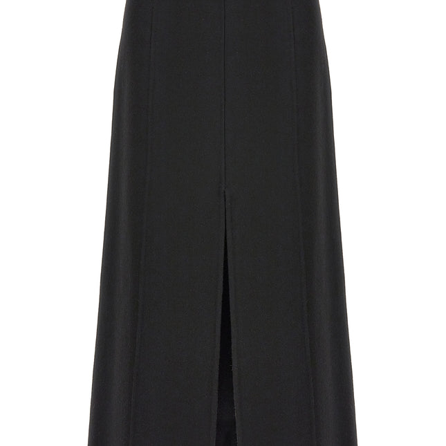 Ermanno Scervino Black Virgin Wool Mini Skirt