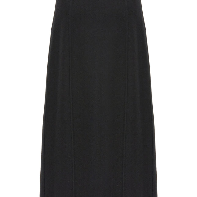 Ermanno Scervino Black Virgin Wool Mini Skirt