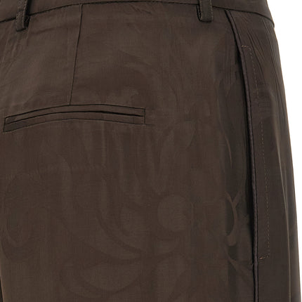 F.R.S. - FOR RESTLESS SLEEPERS Brown Viscose Casual Pants