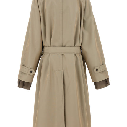 Maison Margiela Beige Cotton Coat