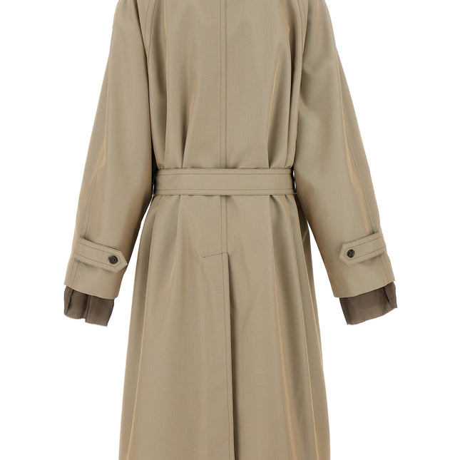 Maison Margiela Beige Cotton Coat