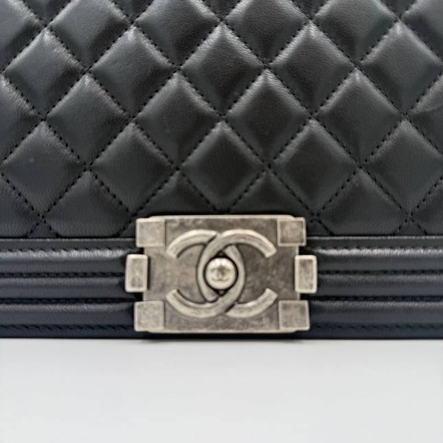 Chanel Bicolor Leather Handbag