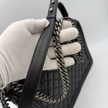 Chanel Bicolor Leather Handbag