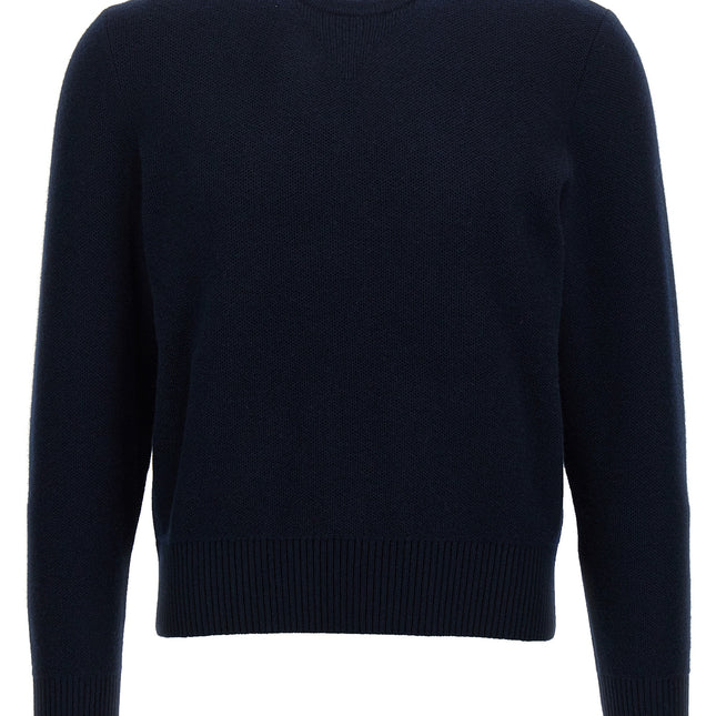 Thom Browne Blue Virgin Wool Cardigan