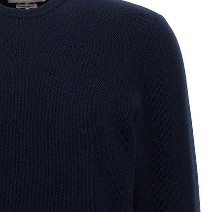 Thom Browne Blue Virgin Wool Cardigan