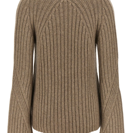 Khaite Beige Cashmere Cardigan