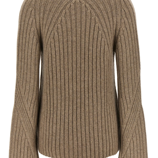 Khaite Beige Cashmere Cardigan