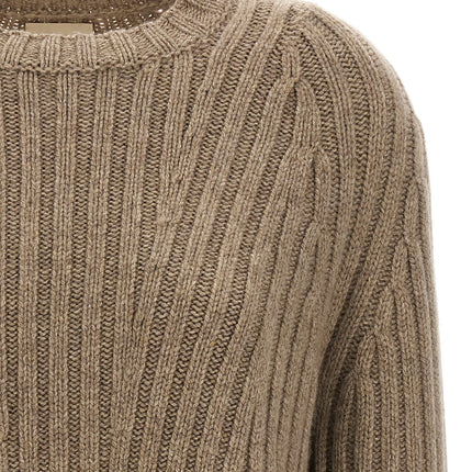 Khaite Beige Cashmere Cardigan