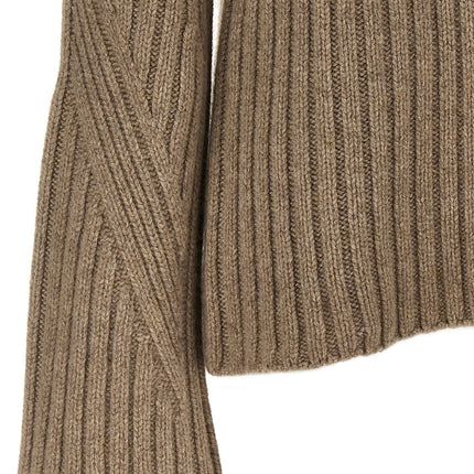 Khaite Beige Cashmere Cardigan