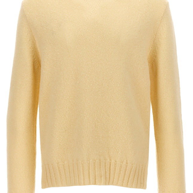 Jil Sander Beige Wool Cardigan