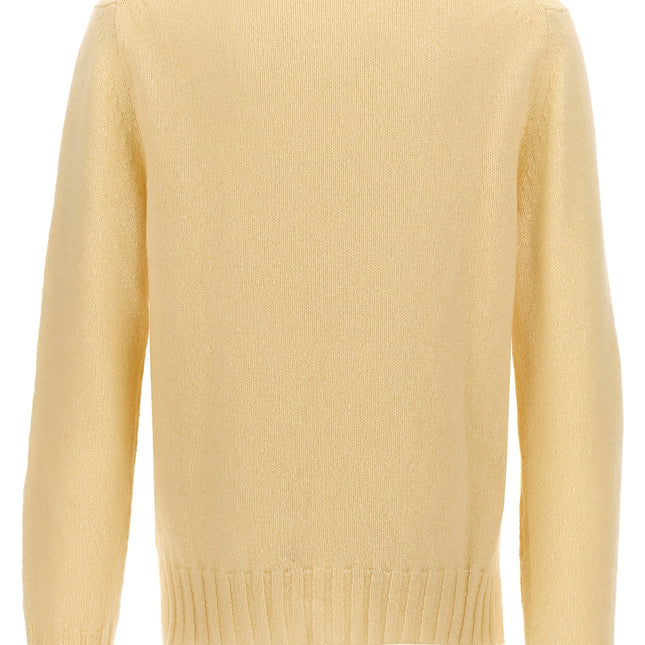 Jil Sander Beige Wool Cardigan