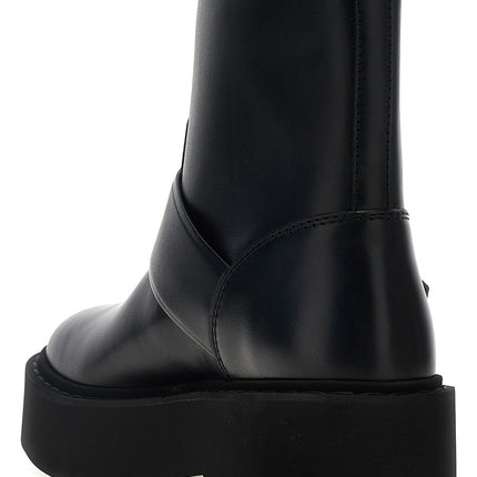 Roger Vivier Black Calfskin Ankle Boots